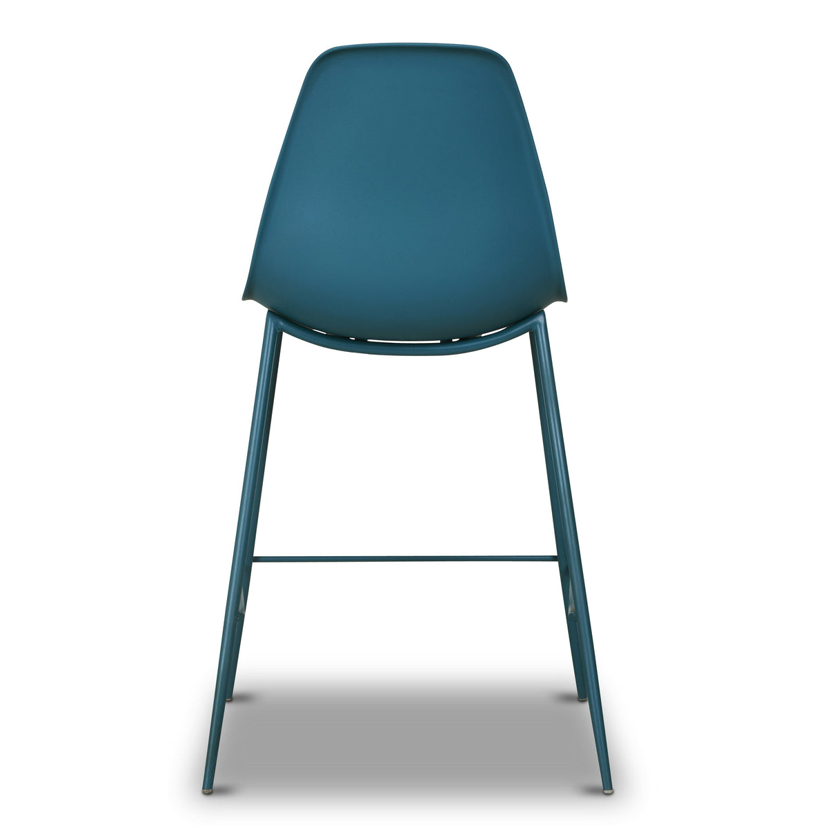 W&F Collection | Isla Counter Height Stool (Ocean Teal, Set of 3)