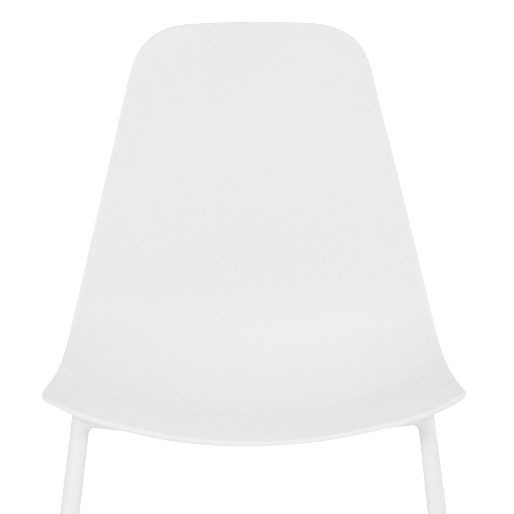 W&F Collection | Isla Counter Height Stool (White, Set of 3)