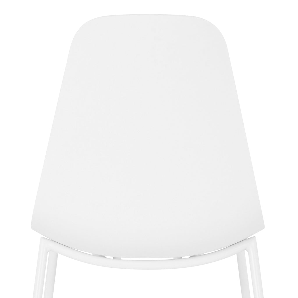 W&F Collection | Isla Counter Height Stool (White, Set of 3)