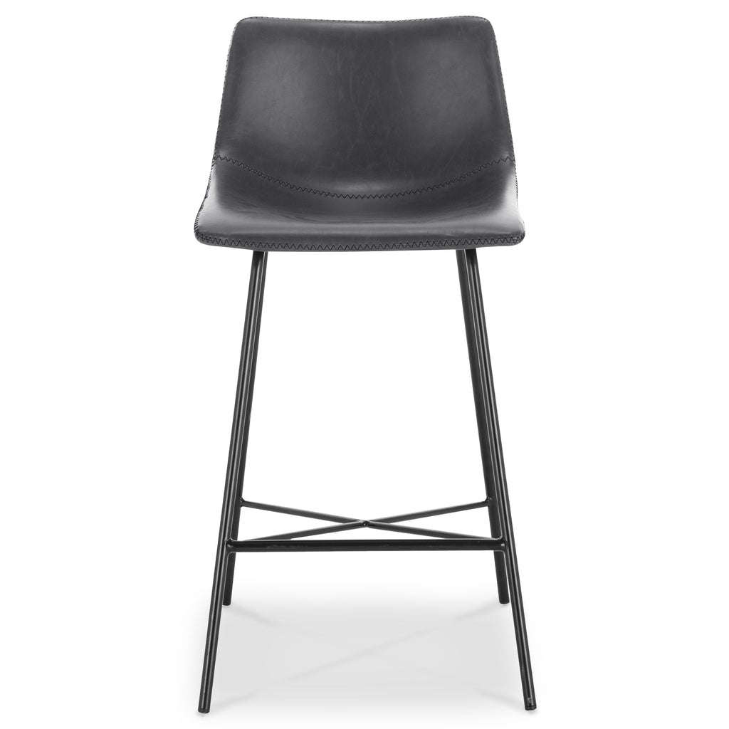W&F Collection | Paxton 24” Counter Height Stool (Grey, Set of 3)