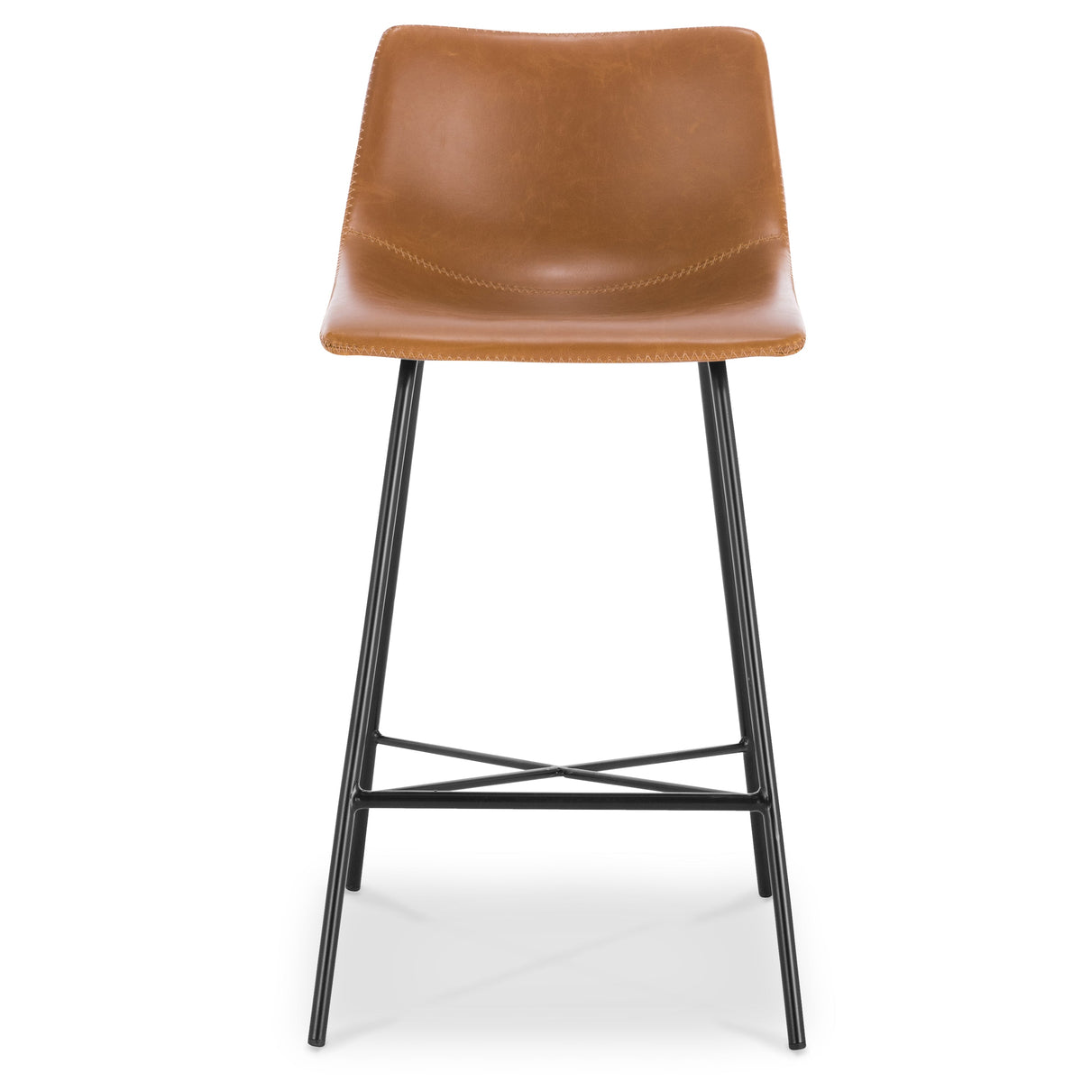 W&F Collection | Paxton 24” Counter Height Stool (Tan, Set of 3)