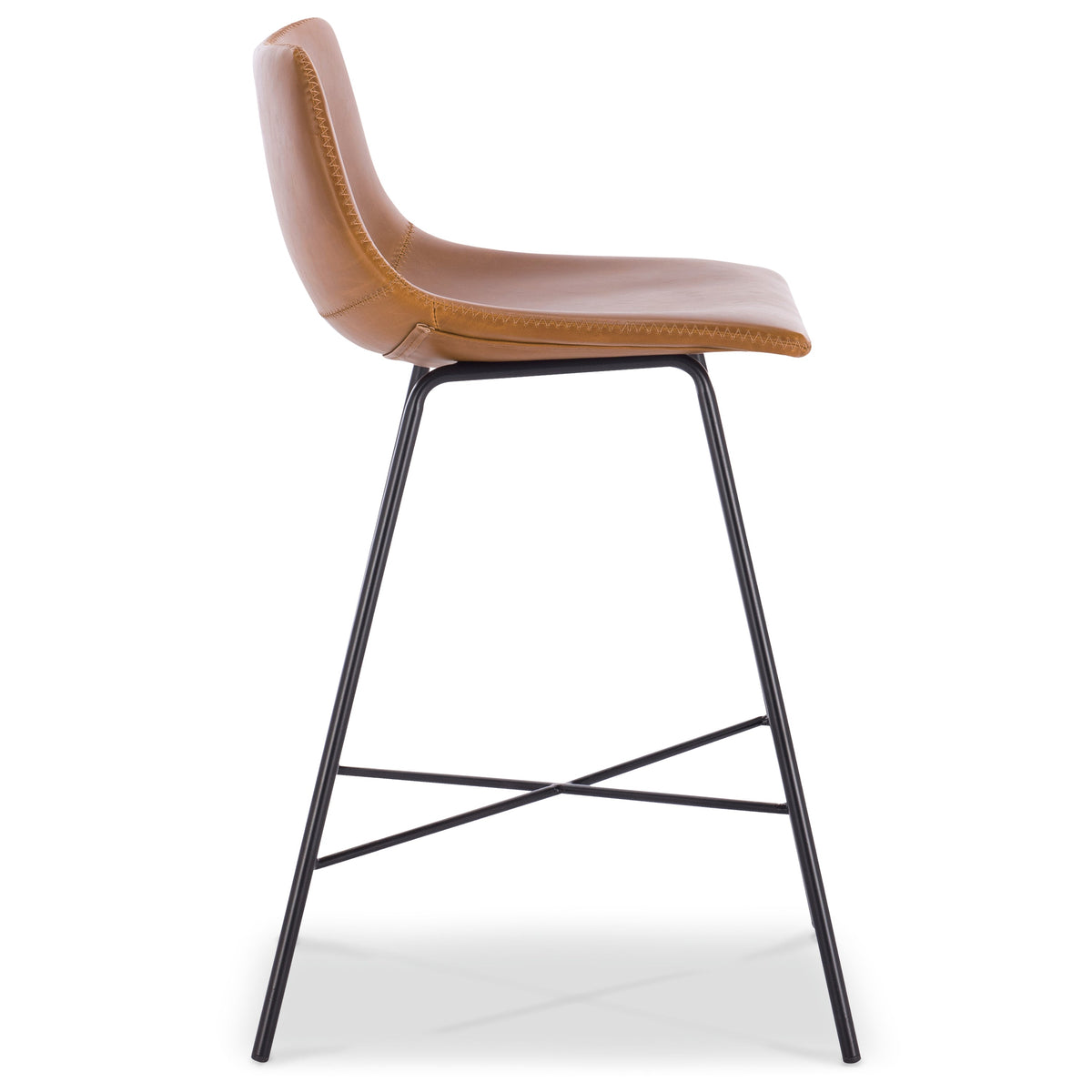 W&F Collection | Paxton 24” Counter Height Stool (Tan, Set of 3)
