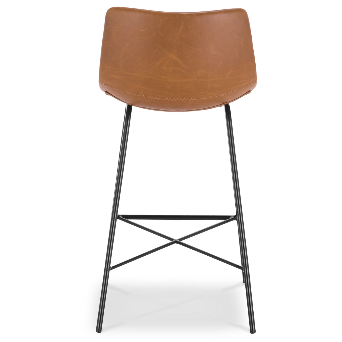W&F Collection | Paxton 24” Counter Height Stool (Tan, Set of 2)