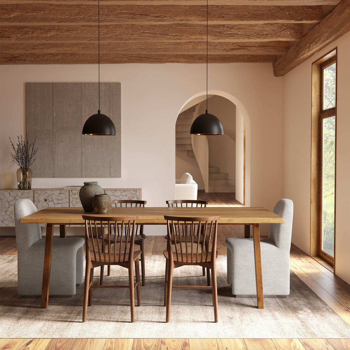 W&F Collection | Ligna Dining Chair (Walnut)