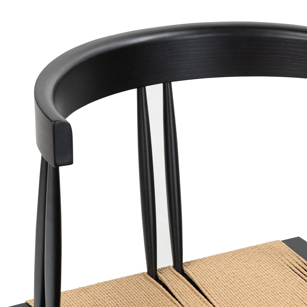W&F Collection | Ferrara Dining Chair (Black)