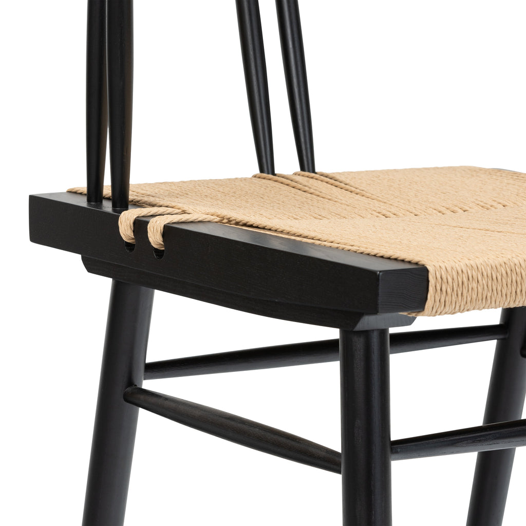 W&F Collection | Ferrara Dining Chair (Black)