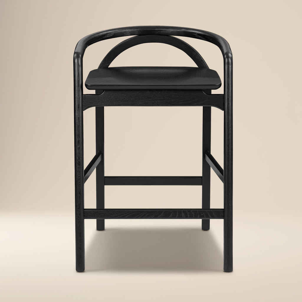 W&F Collection | Yokohama Counter Stool (Black)