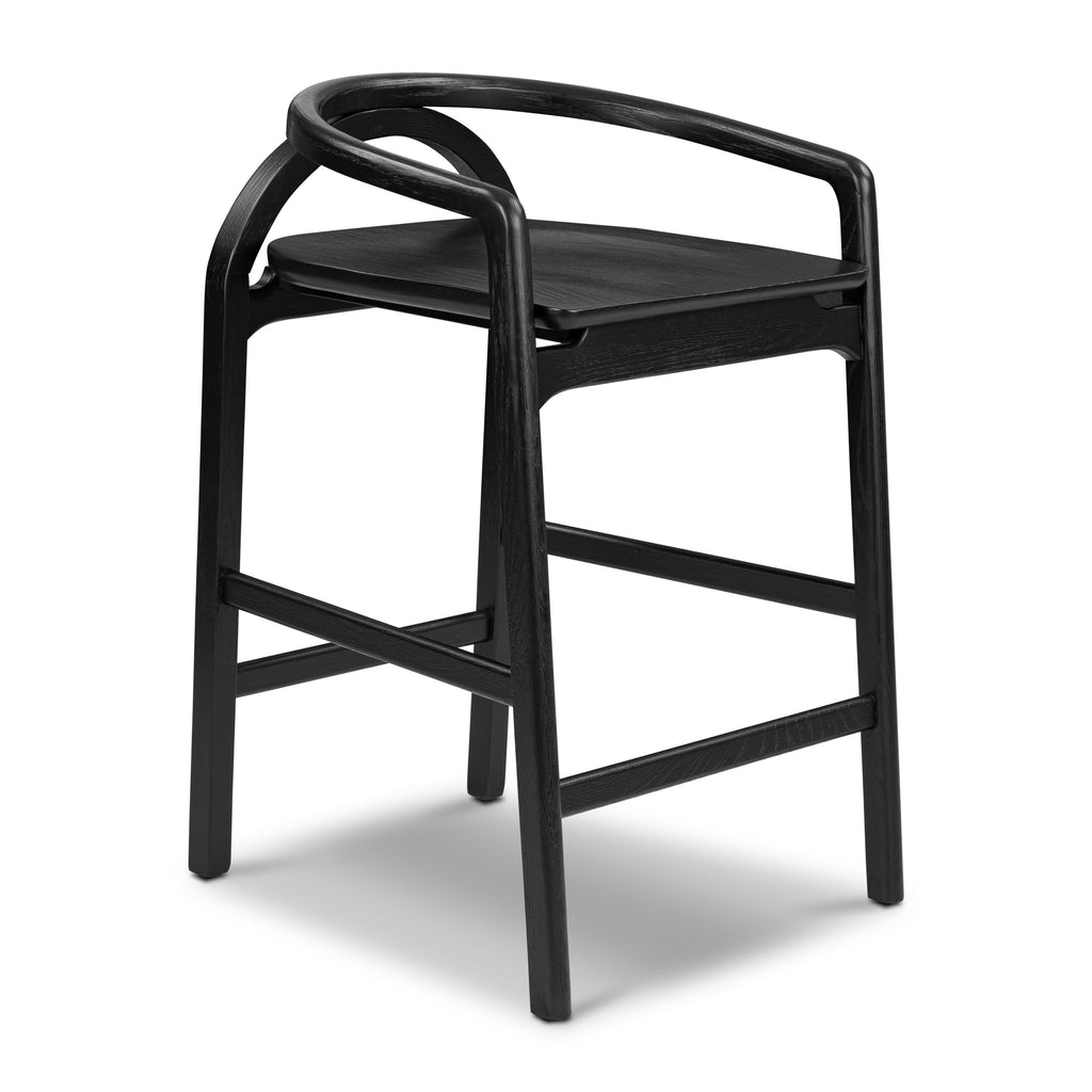 W&F Collection | Yokohama Counter Stool (Black)