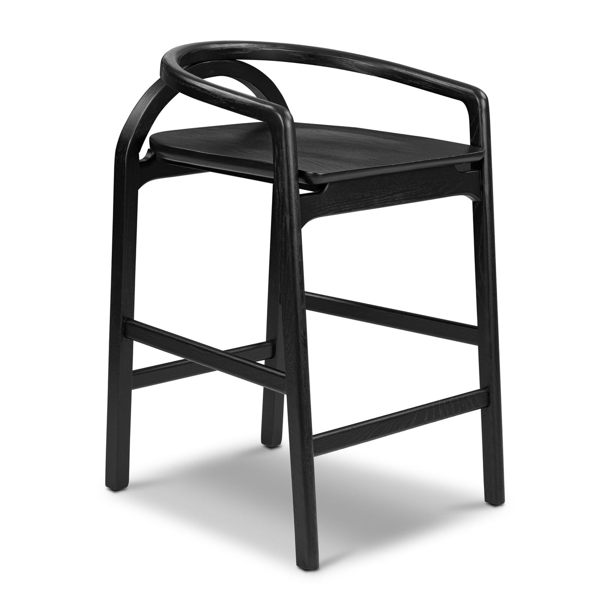 W&F Collection | Yokohama Counter Stool (Black)