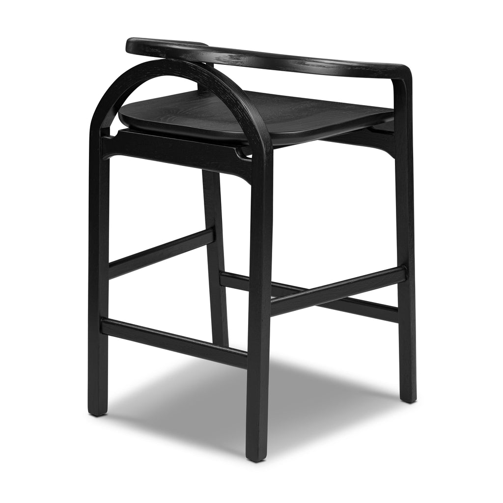 W&F Collection | Yokohama Counter Stool (Black)