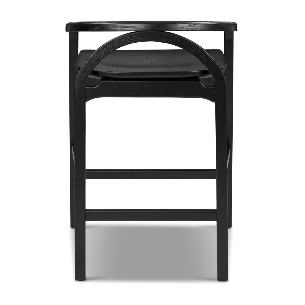 W&F Collection | Yokohama Counter Stool (Black)