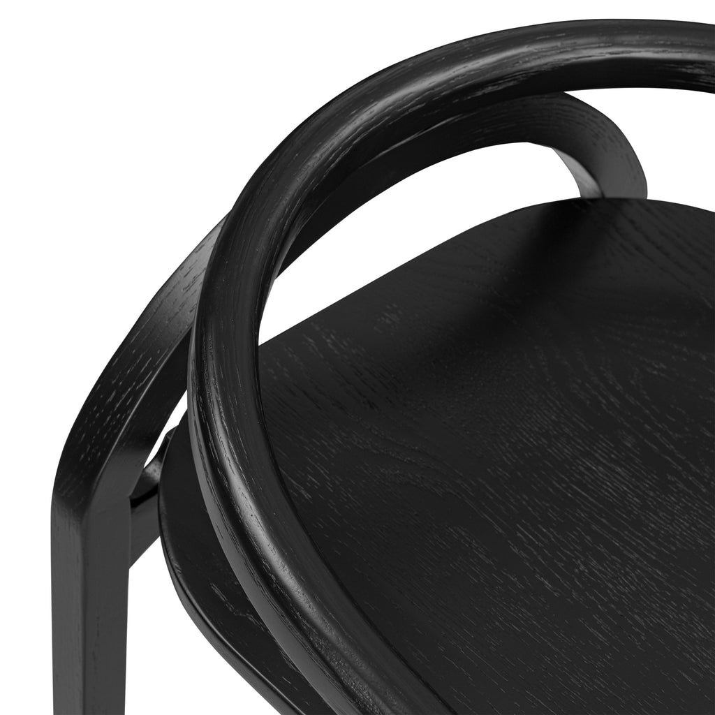 W&F Collection | Yokohama Counter Stool (Black)