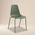 W&F Collection | Isla Stackable Dining Chair (Pistachio Green, Set of 4)