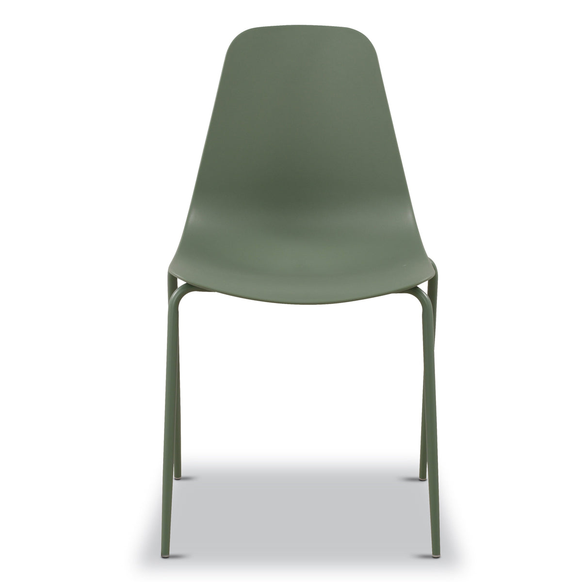 W&F Collection | Isla Stackable Dining Chair (Pistachio Green, Set of 4)
