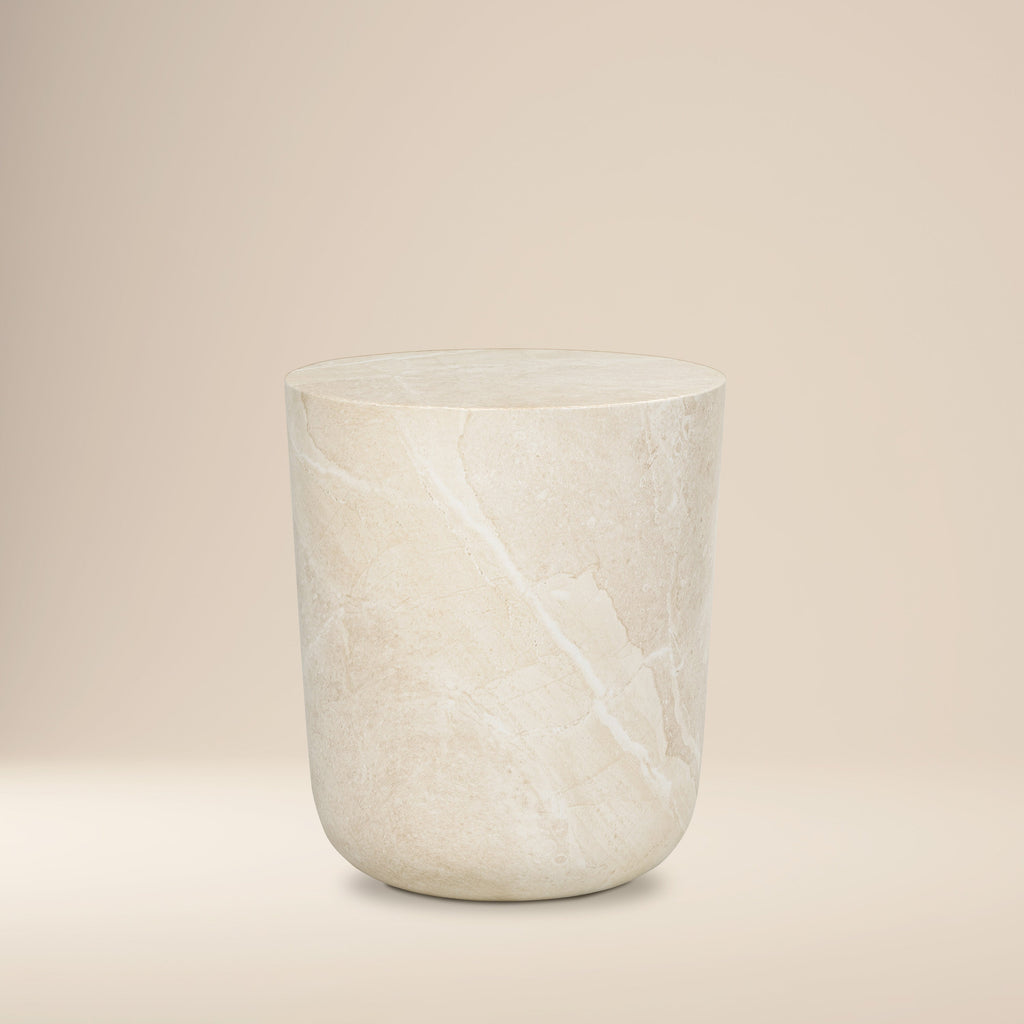 W&F Collection | Dorset Side Table (Sandstone White)