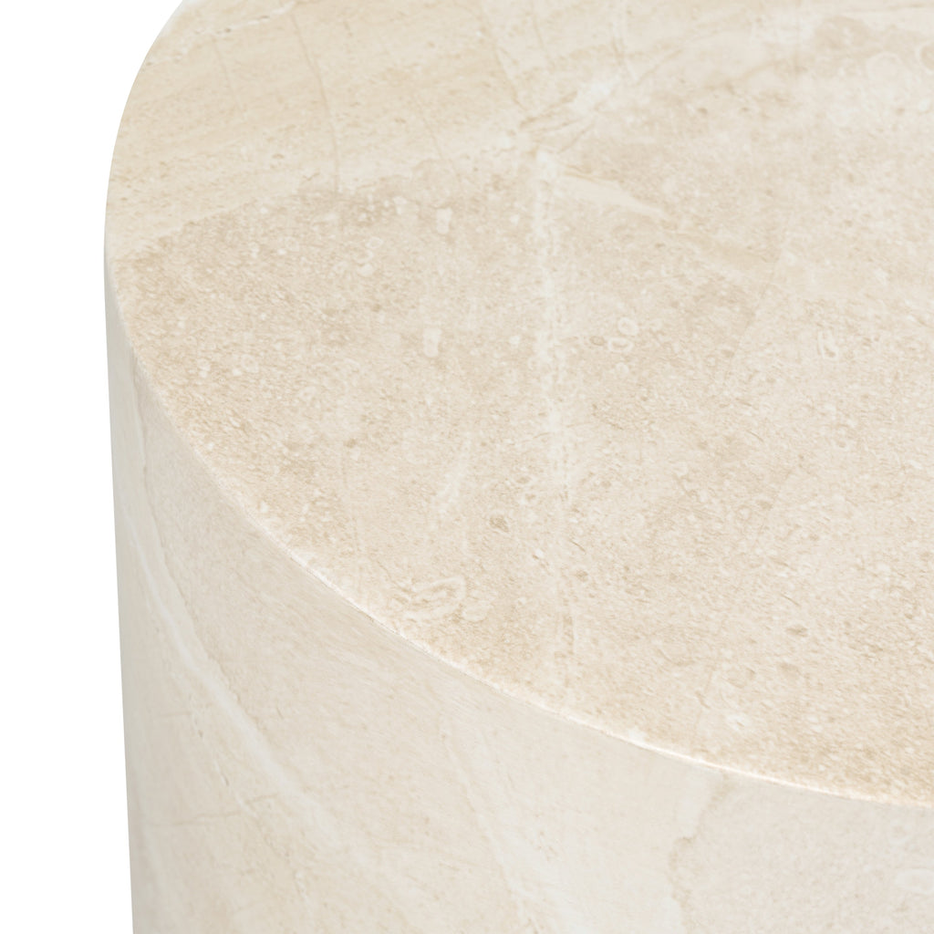W&F Collection | Dorset Side Table (Sandstone White)
