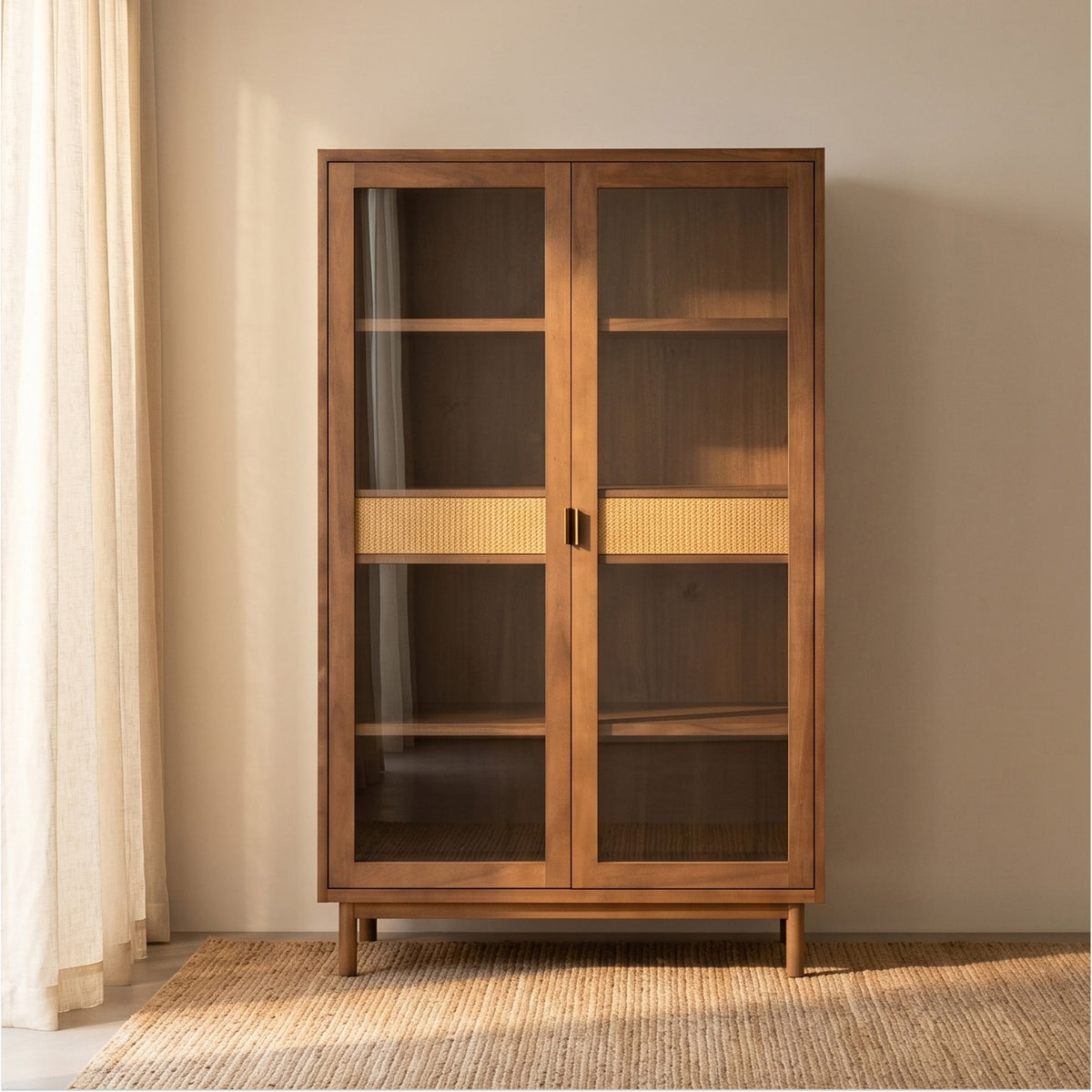 W&F Collection | Nuvon Cabinet (Timber Brown)