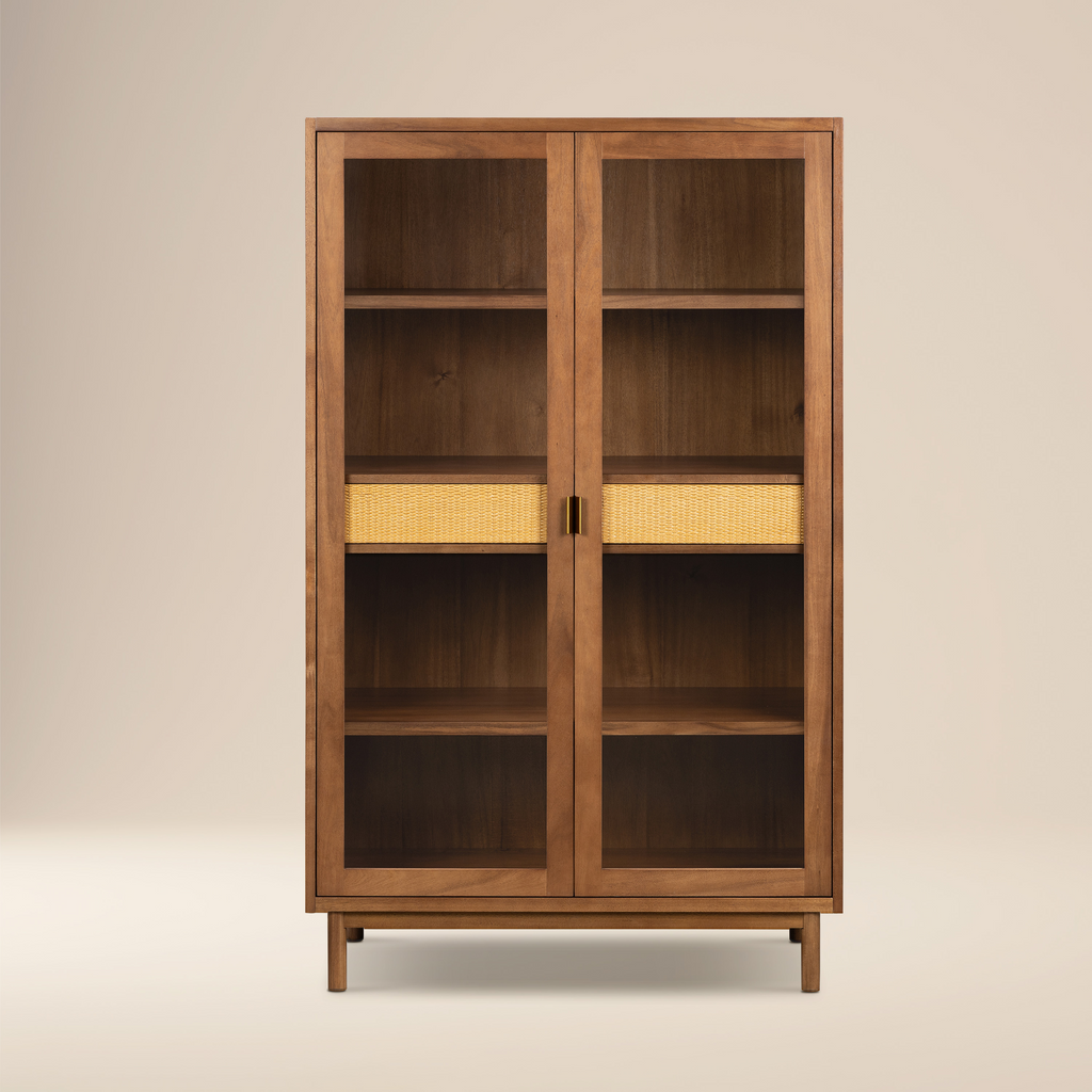 W&F Collection | Nuvon Cabinet (Timber Brown)