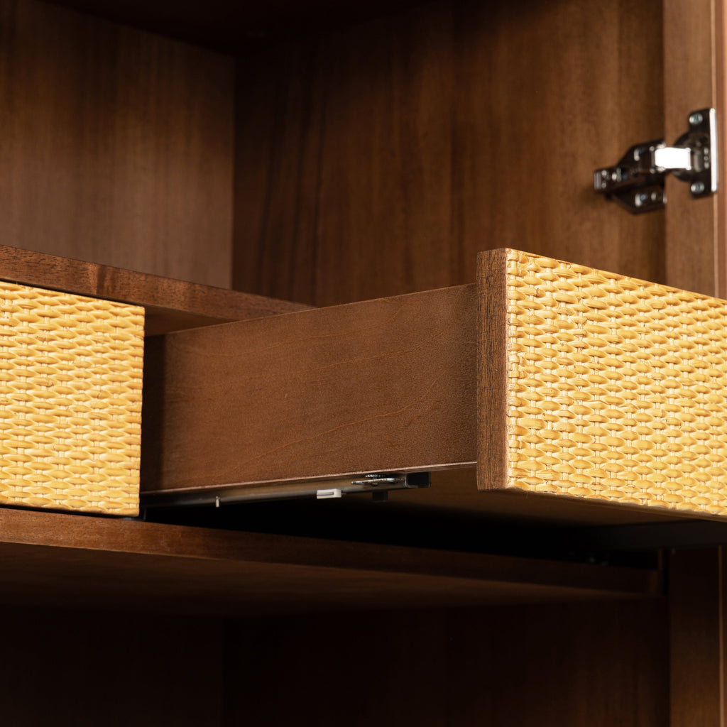 W&F Collection | Nuvon Cabinet (Timber Brown)