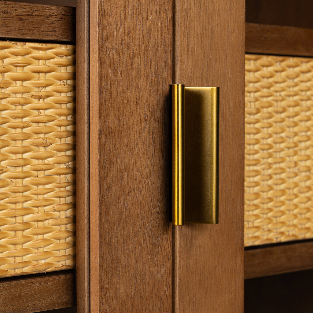 W&F Collection | Nuvon Cabinet (Timber Brown)