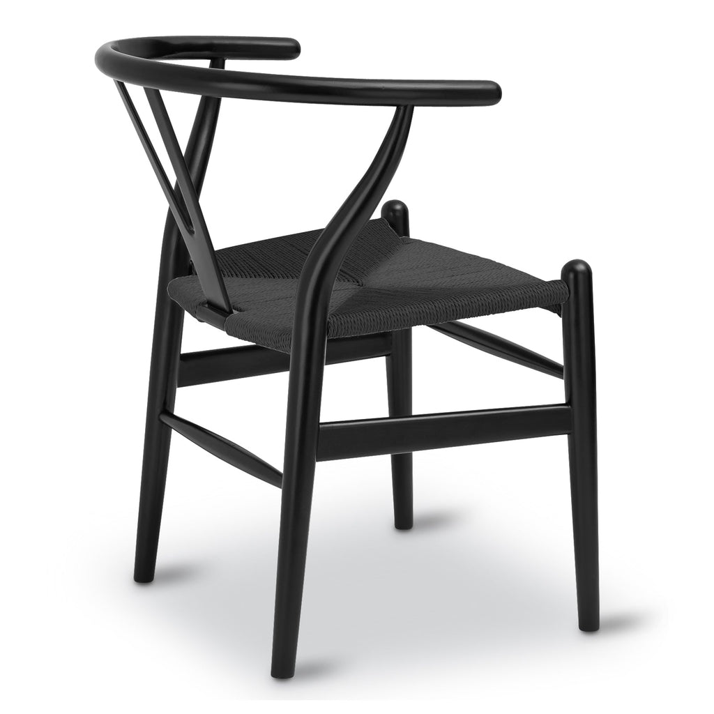 W&F Collection | Weave Chair (Pitch Black, Single)