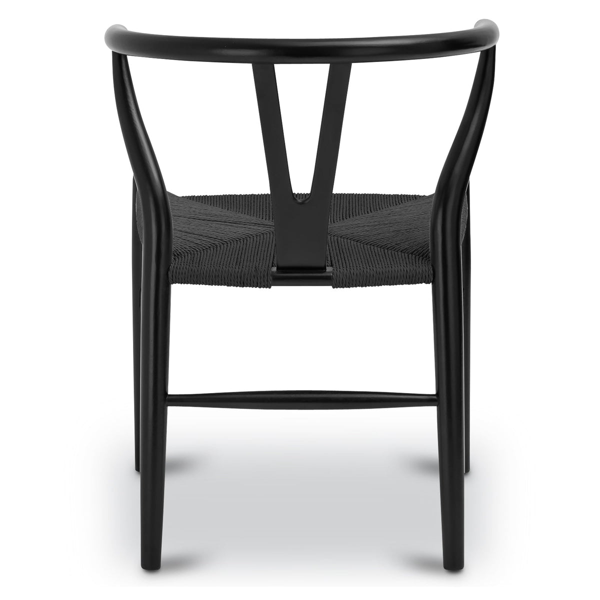 W&F Collection | Weave Chair (Pitch Black, Single)