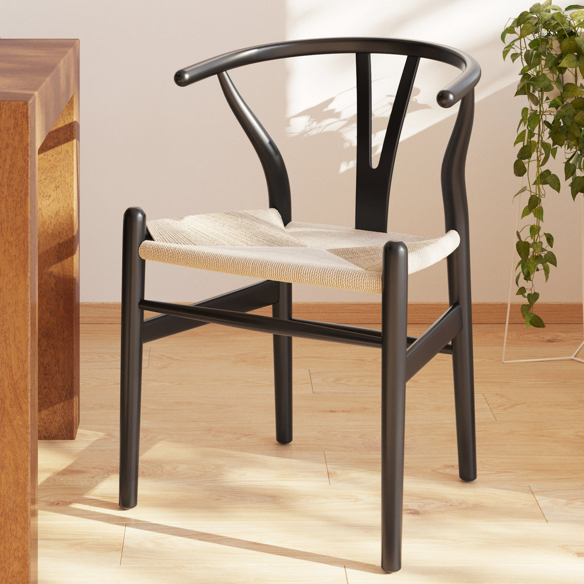W&F Collection | Weave Chair (Black, Single)