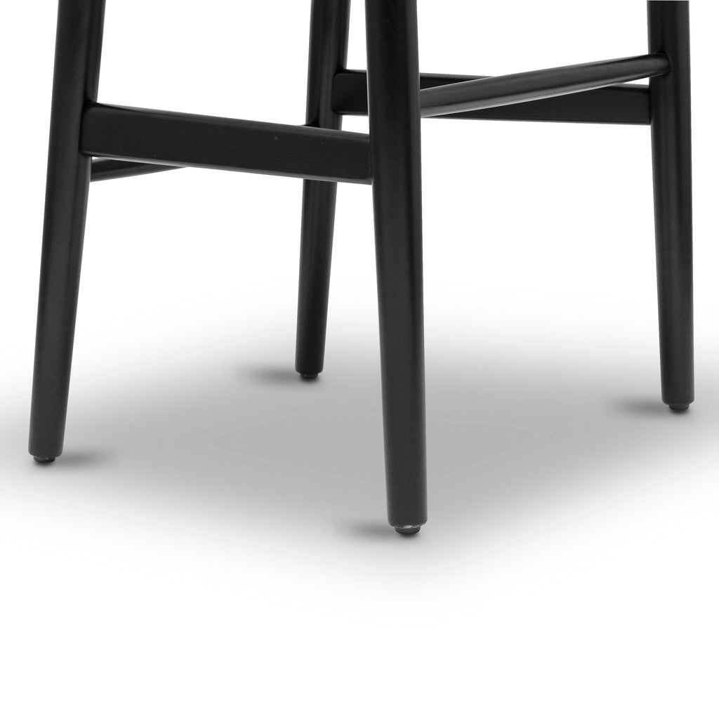 W&F Collection | Weave Chair (Black, Set of 2)