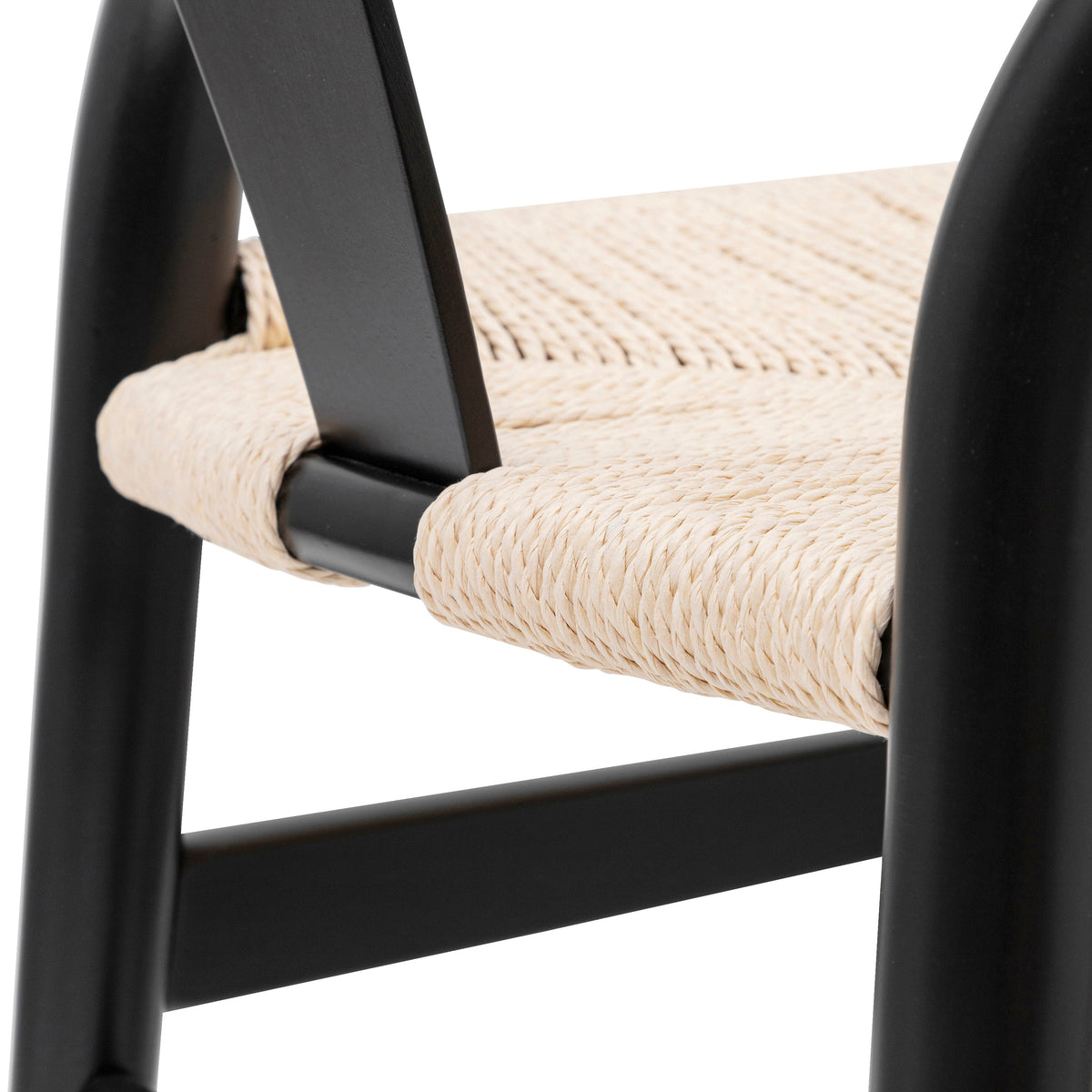 W&F Collection | Weave Chair (Black, Single)
