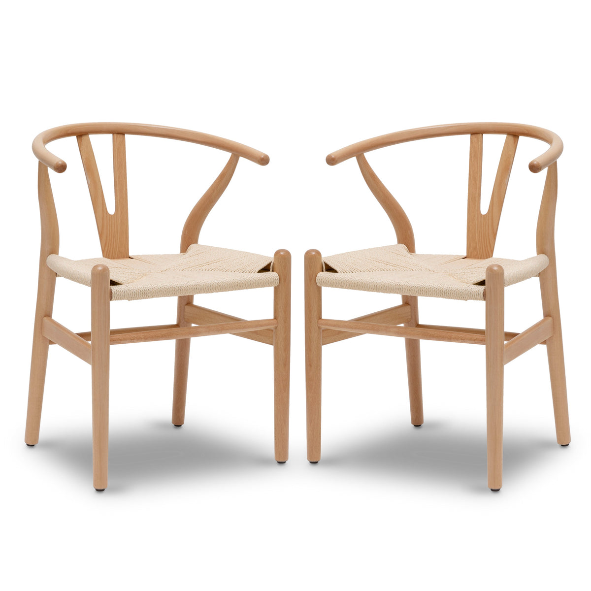 W&F Collection | Weave Chair (Natural, Set of 2)