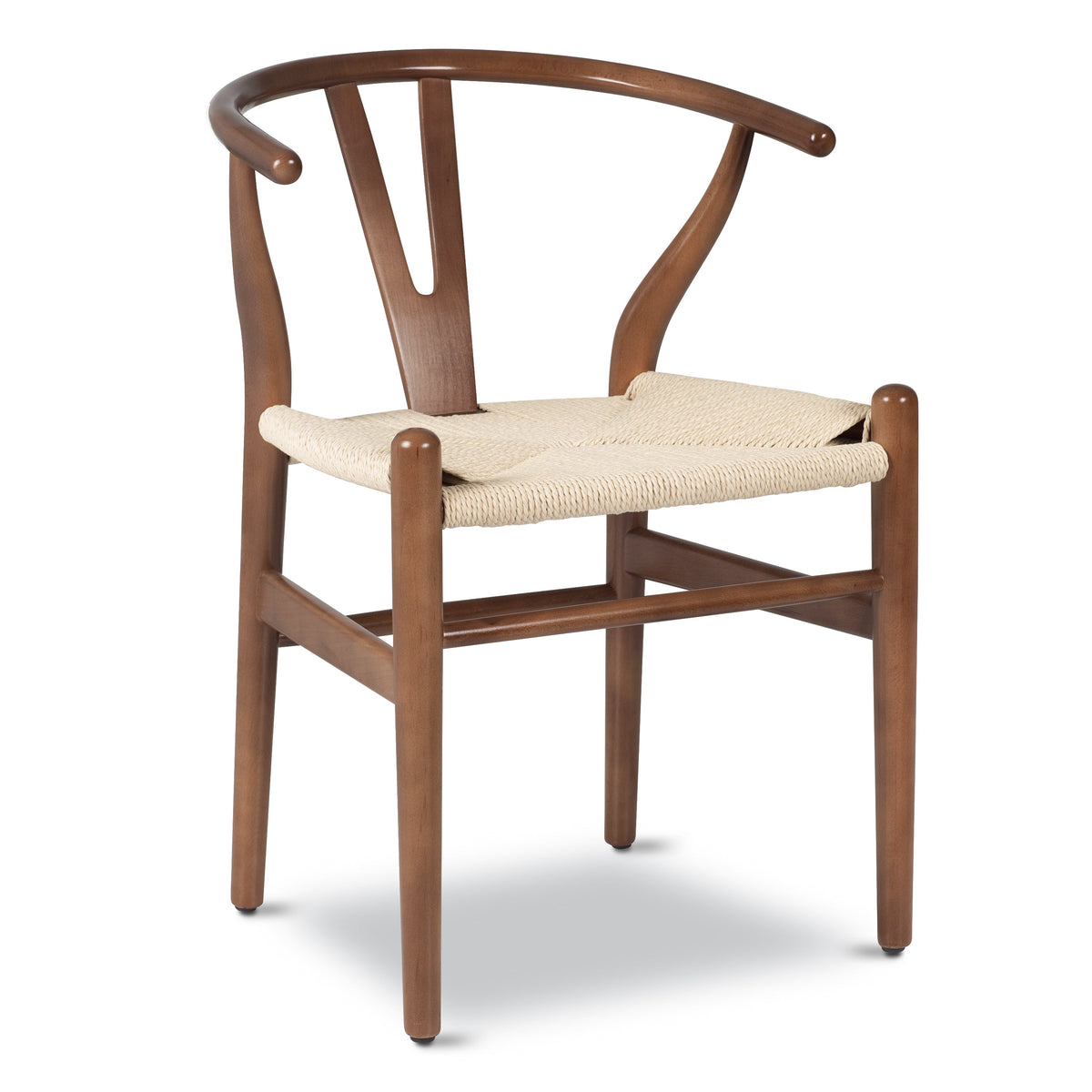 W&F Collection | Weave Chair (Walnut, Set of 2)