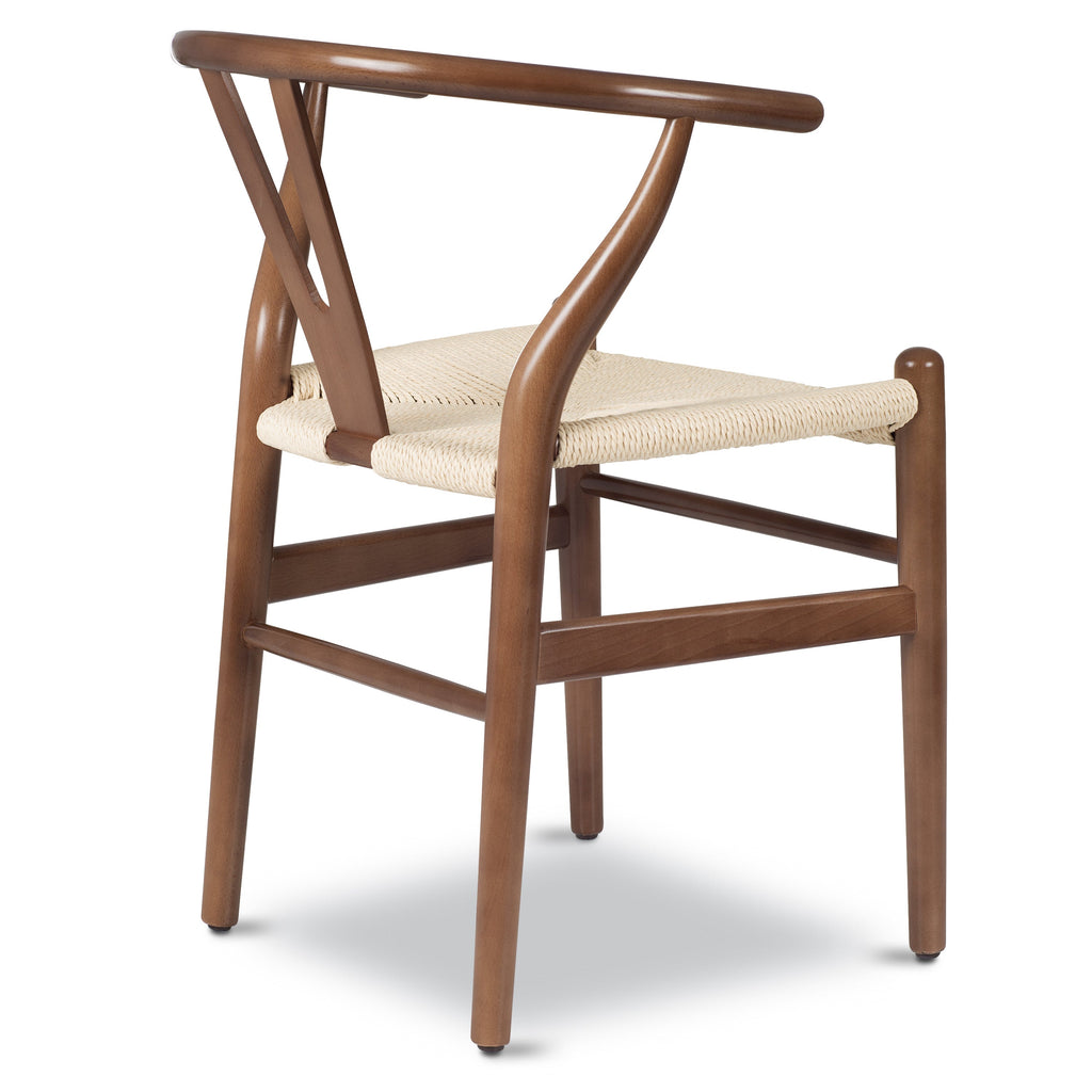 W&F Collection | Weave Chair (Walnut, Set of 2)