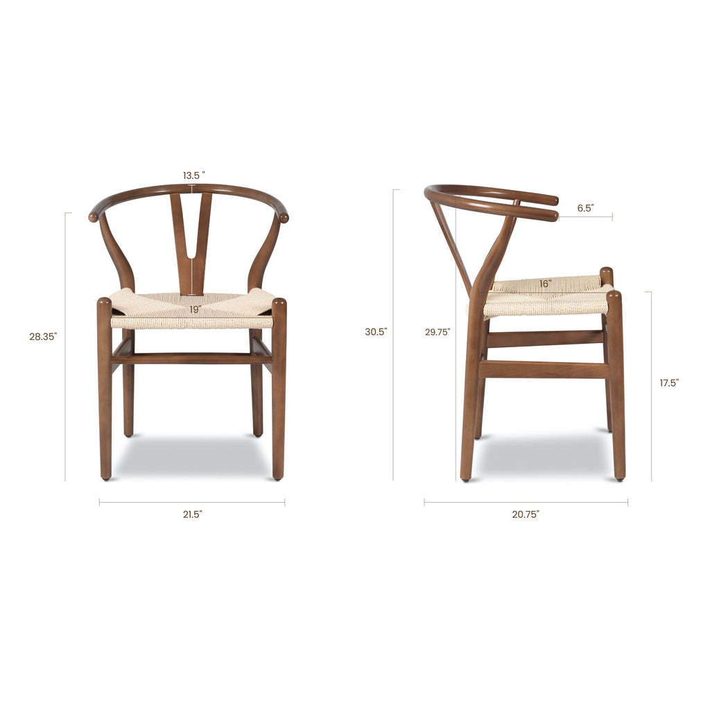 W&F Collection | Weave Chair (Walnut, Single)