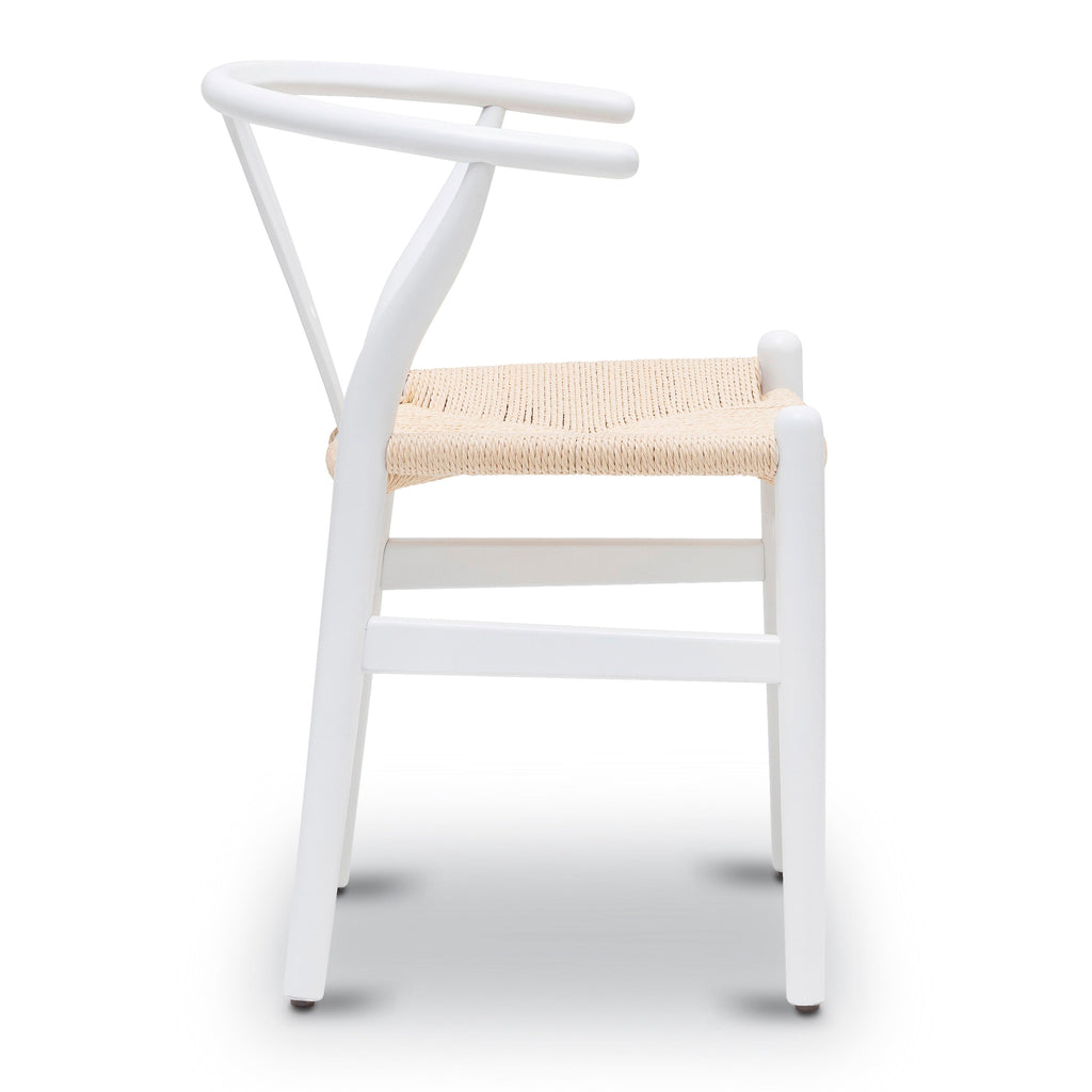 W&F Collection | Weave Chair (White, Single)