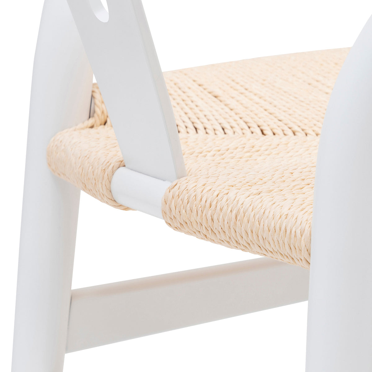 W&F Collection | Weave Chair (White, Single)