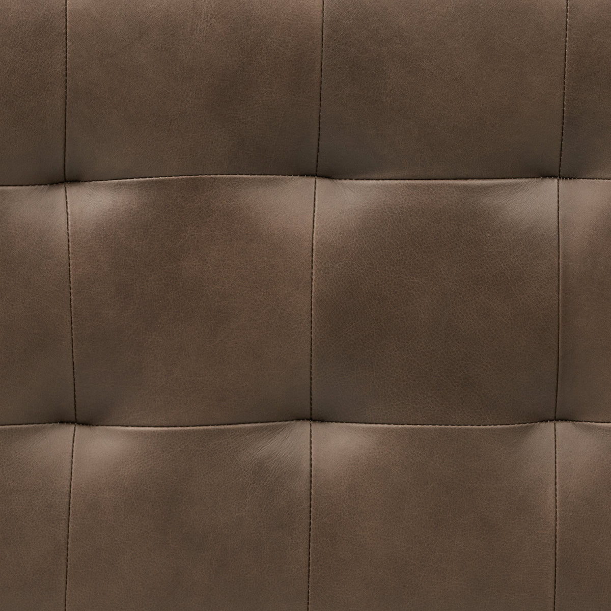 W&F Collection | Luca Leather Bench (Cocoa Brown)