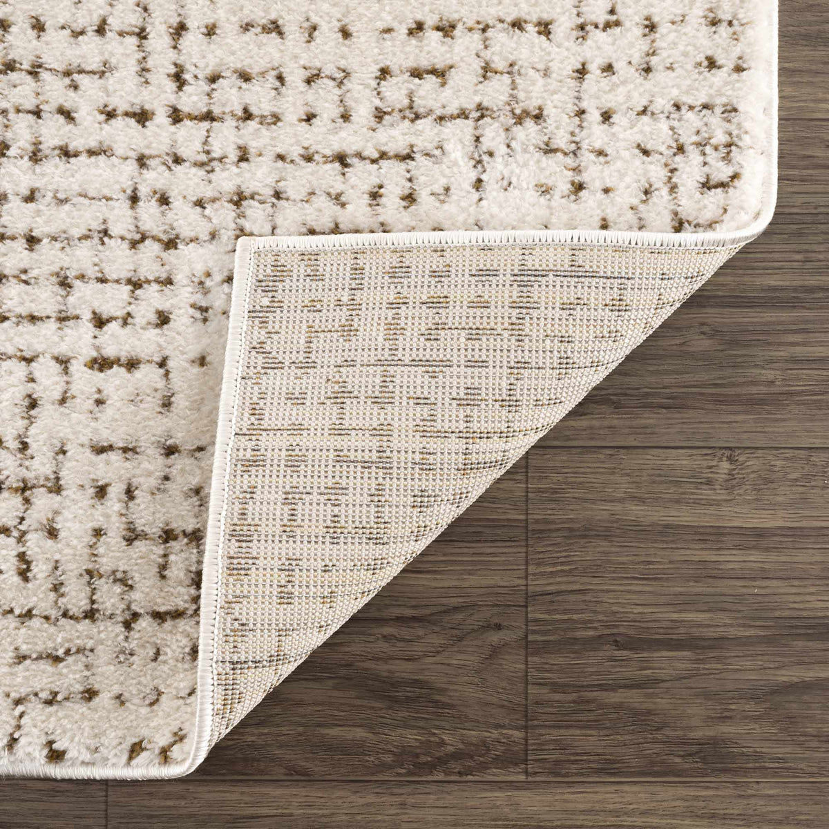 W&F Collection | Keita Cream & Brown Area Rug
