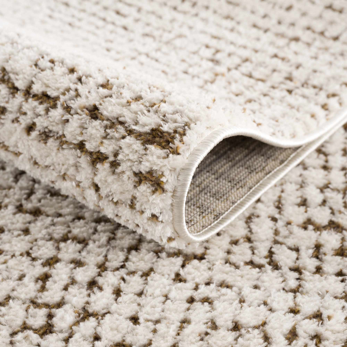 W&F Collection | Keita Cream & Brown Area Rug