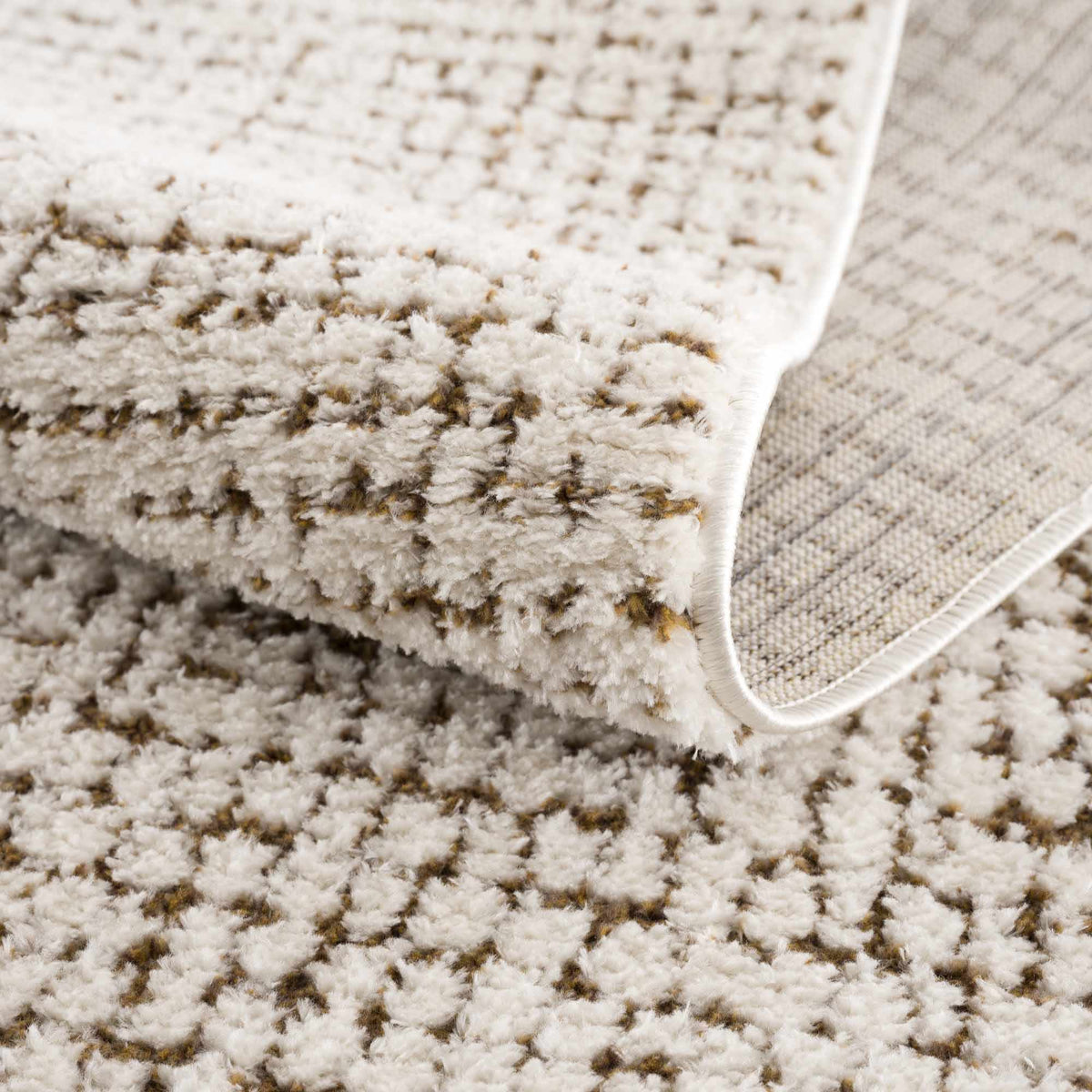 W&F Collection | Keita Cream & Brown Area Rug