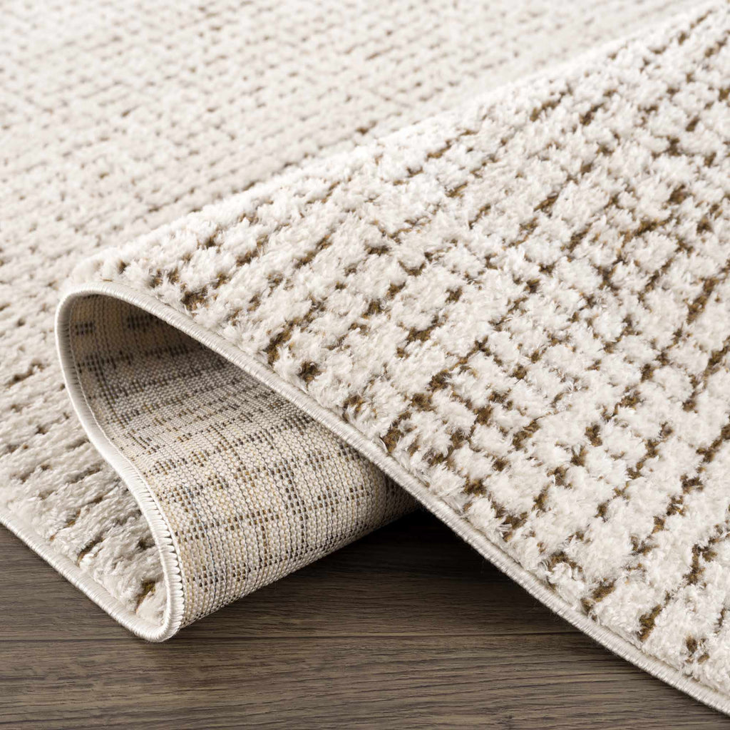 W&F Collection | Keita Cream & Brown Area Rug