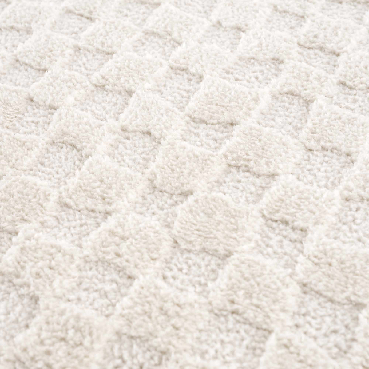 W&F Collection | Leryn Ivory Checkered Area Rug