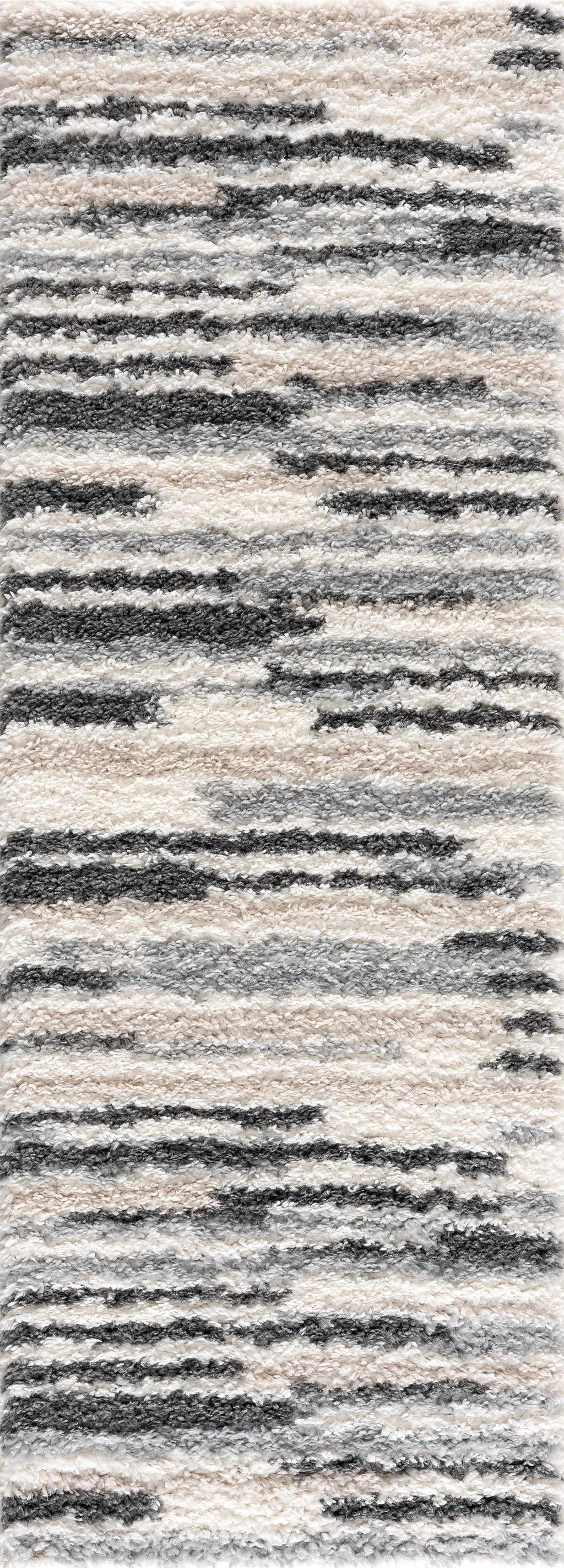 W&F Collection | Zoya Irregular Striped Area Rug