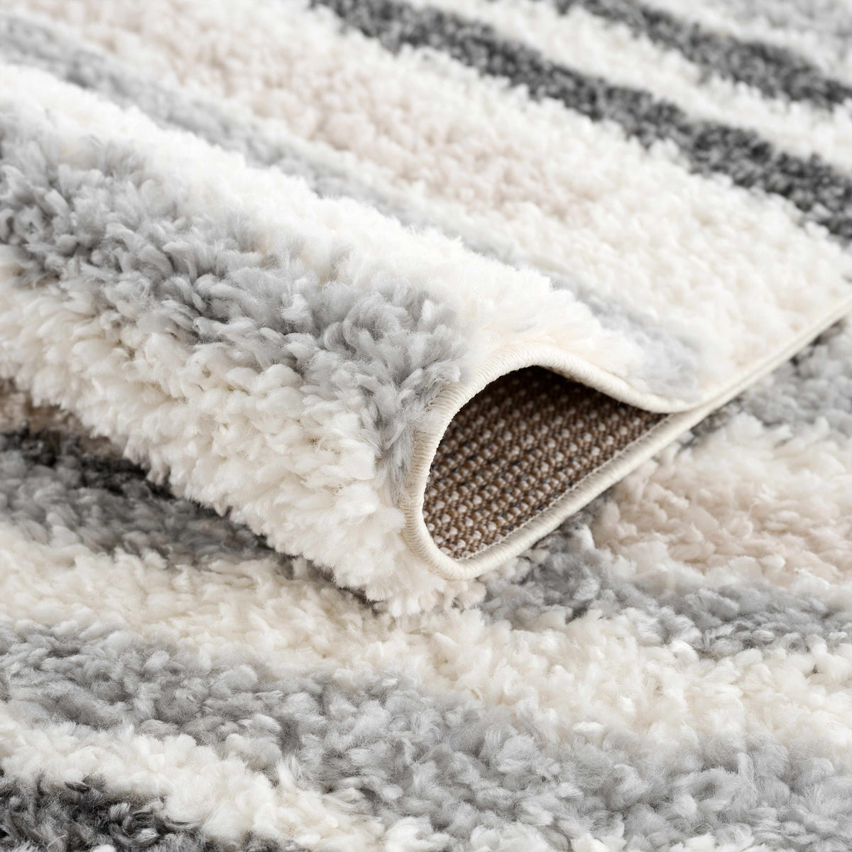 W&F Collection | Zoya Irregular Striped Area Rug
