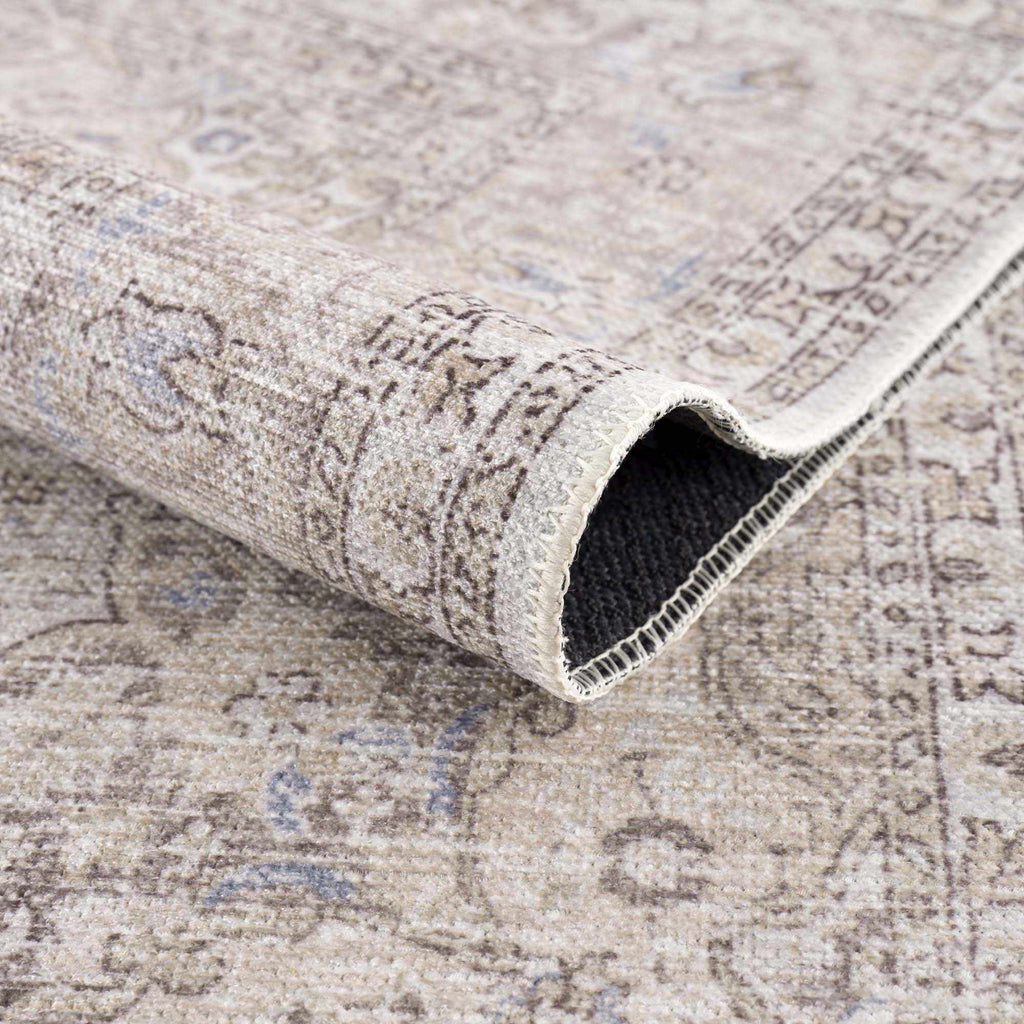 W&F Collection | Cream Holi-2301 Washable Area Rug