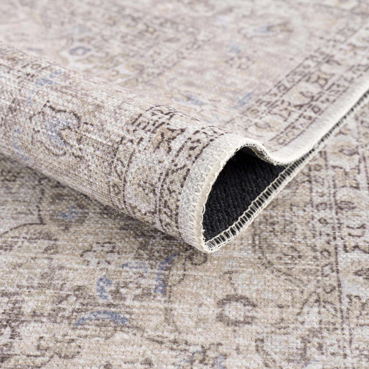 W&F Collection | Cream Holi-2301 Washable Area Rug