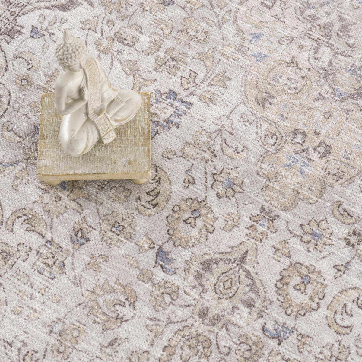 W&F Collection | Cream Holi-2301 Washable Area Rug