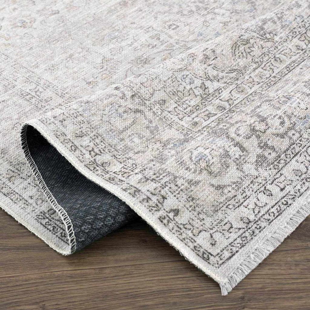 W&F Collection | Cream Holi-2301 Washable Area Rug