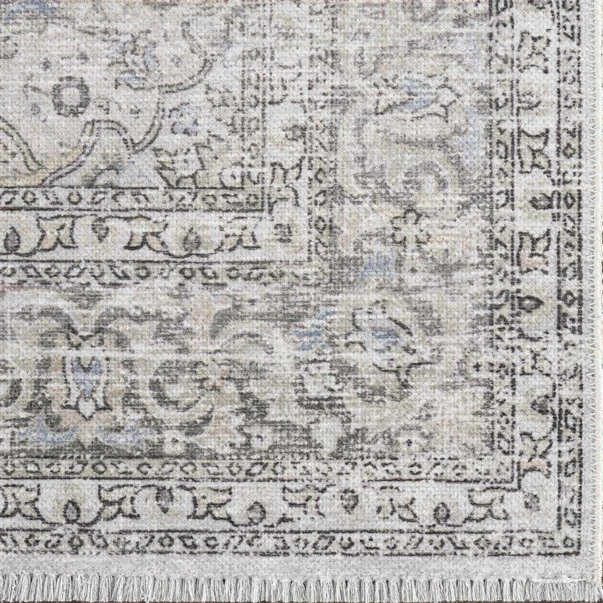 W&F Collection | Cream Holi-2301 Washable Area Rug