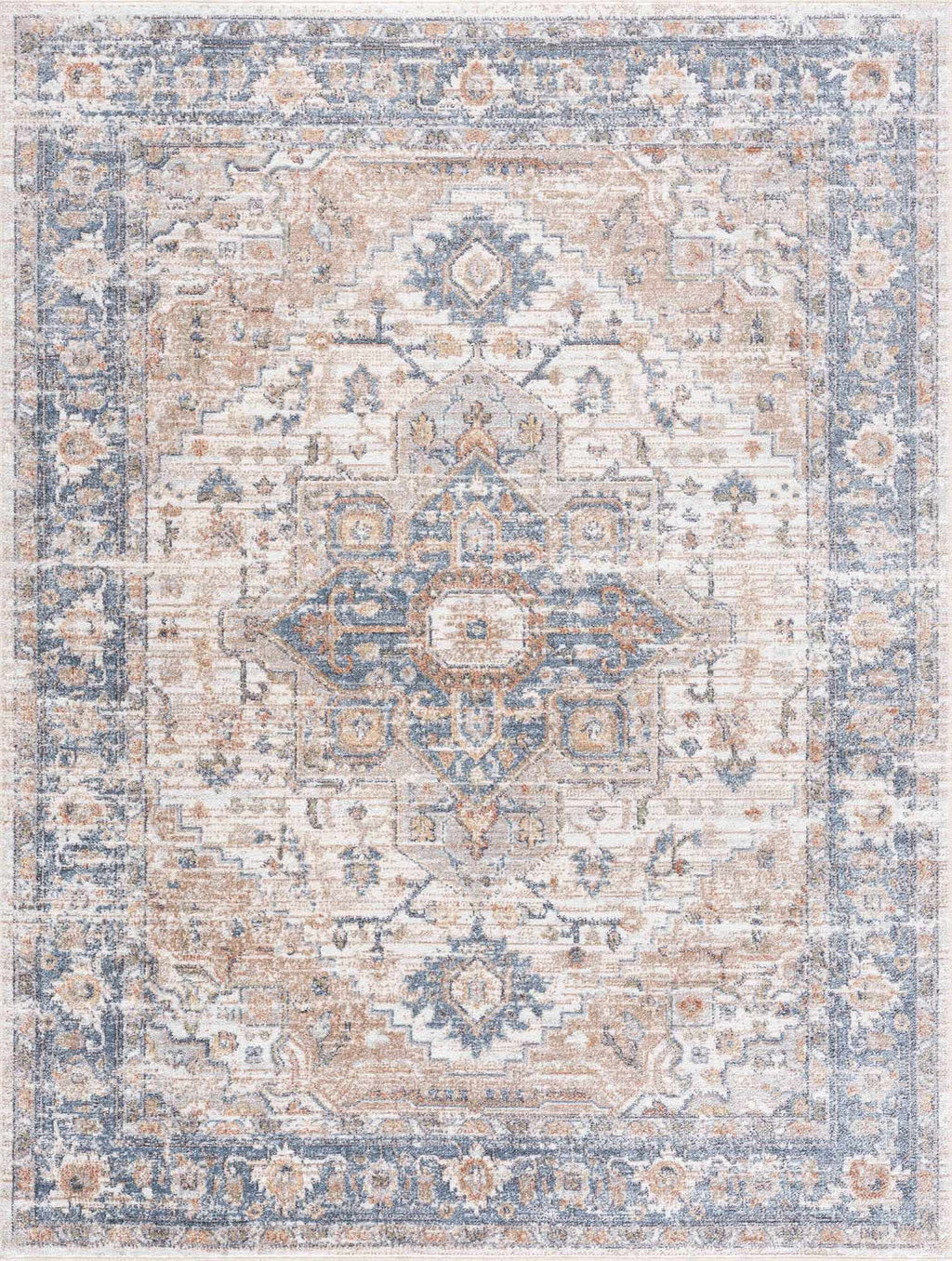 W&F Collection | Ezri Cream Washable Area Rug