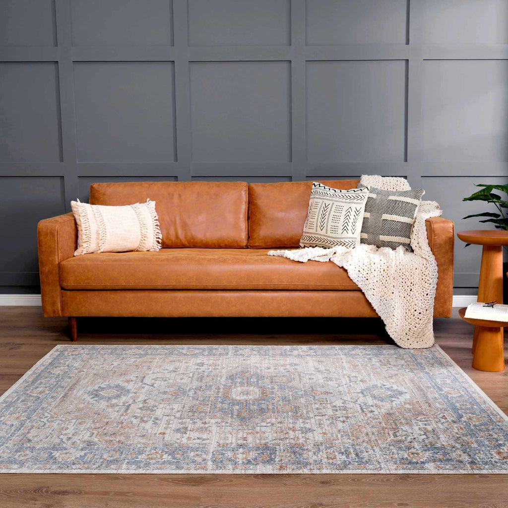 W&F Collection | Ezri Cream Washable Area Rug